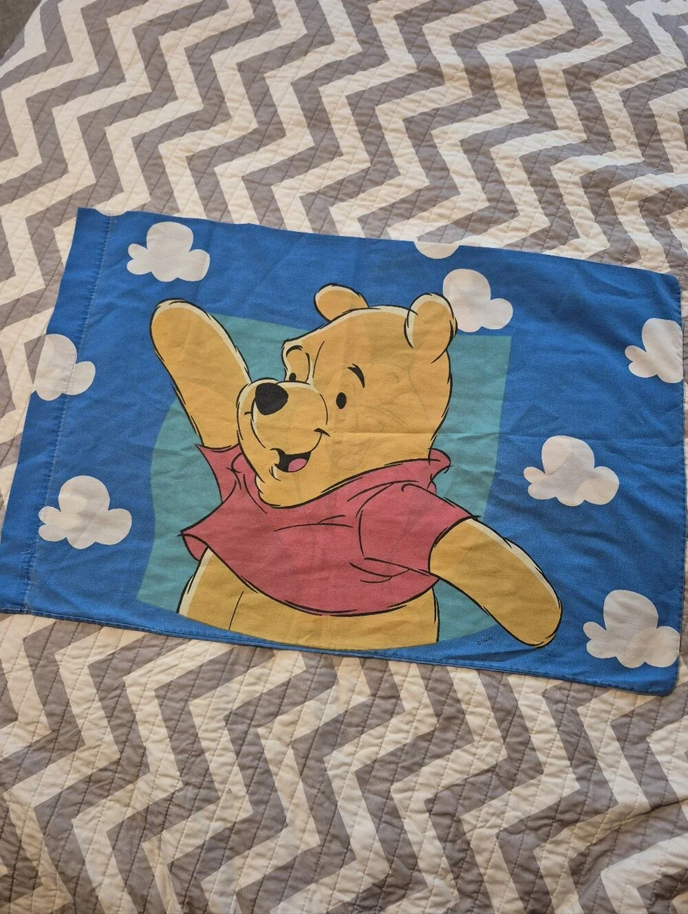 🌿5/$25 Vintage 1990s Disney Winnie The Pooh Piglet Standard Size Pillowcase 1pc